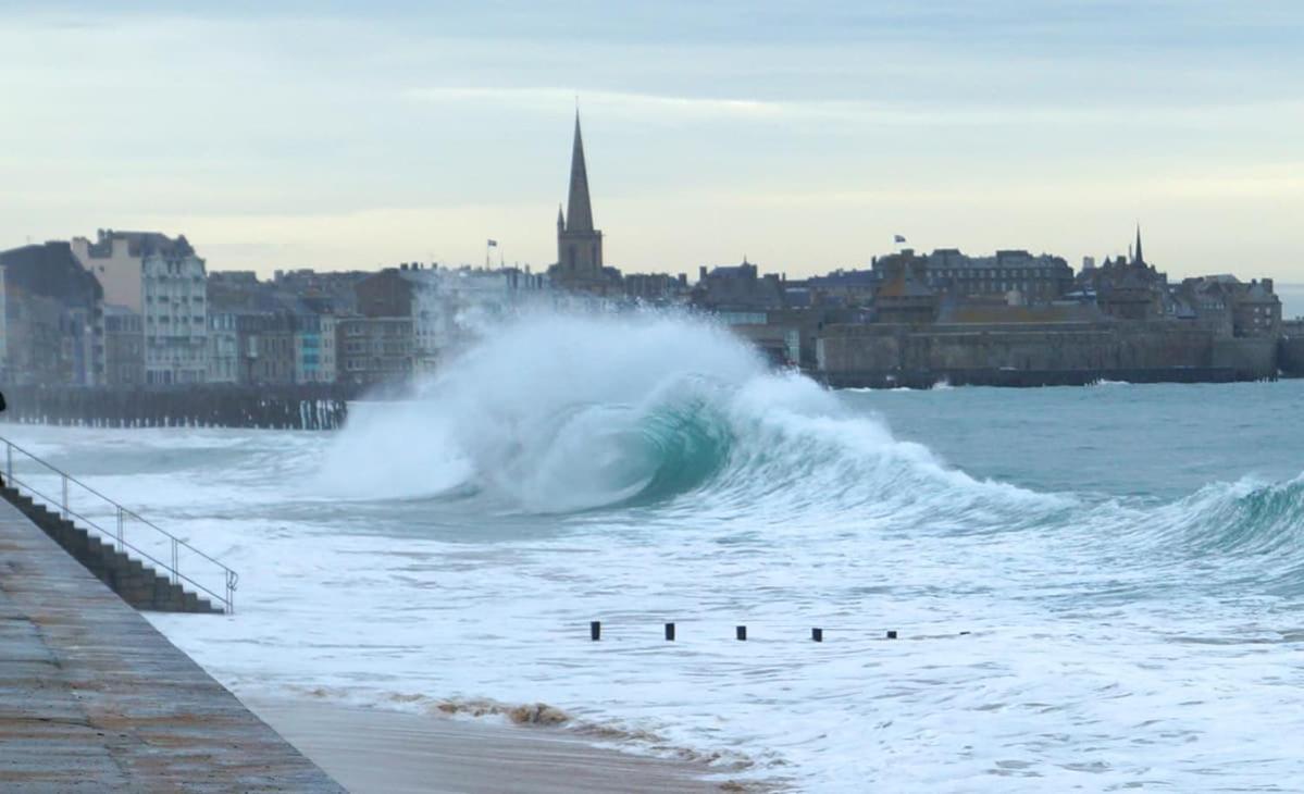 Plage-Sillon-Thalasso-Intra Muros Saint-Malo Esterno foto